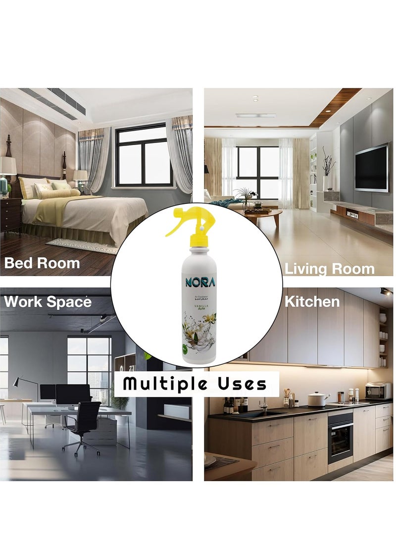 NORA 3-Pack Vanilla Air Freshener Spray – Freshens Rooms, Uplifts Mood & Eliminates Odors - Image 5