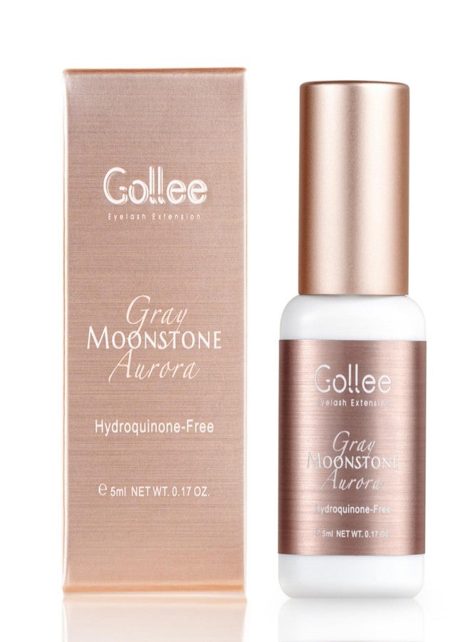 GOLLEEPRO Moonstone Gray Eyelash Extension Glue, Lash Glue for Eyelash Extensions -(0.17fl.oz / 5ml) 0.5-1 Sec Fast Drying/Retention 6-8 Week Eyelash Adhesive for Eyelash Extensions Professional Salon Supplies - Image 1