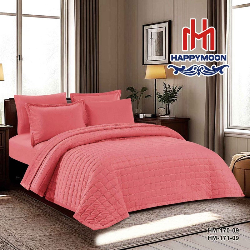 HAPPYMOON طقم لحاف مخملي - 6 قطع ، حجم كينج ، يناسب 250 × 230 سم سرير مزدوج | ناعم ودافئ ومريح - Image 1