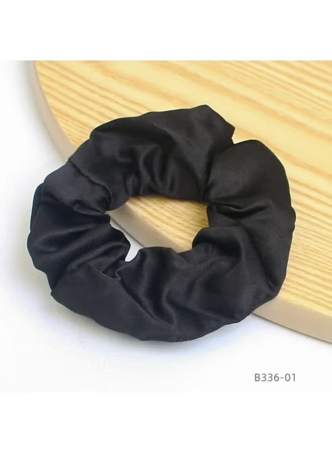 Large, soft satin silk hair ties for women, suitable for curly and thick hair for women and girls (7 pieces, multi-colored) - Image 4