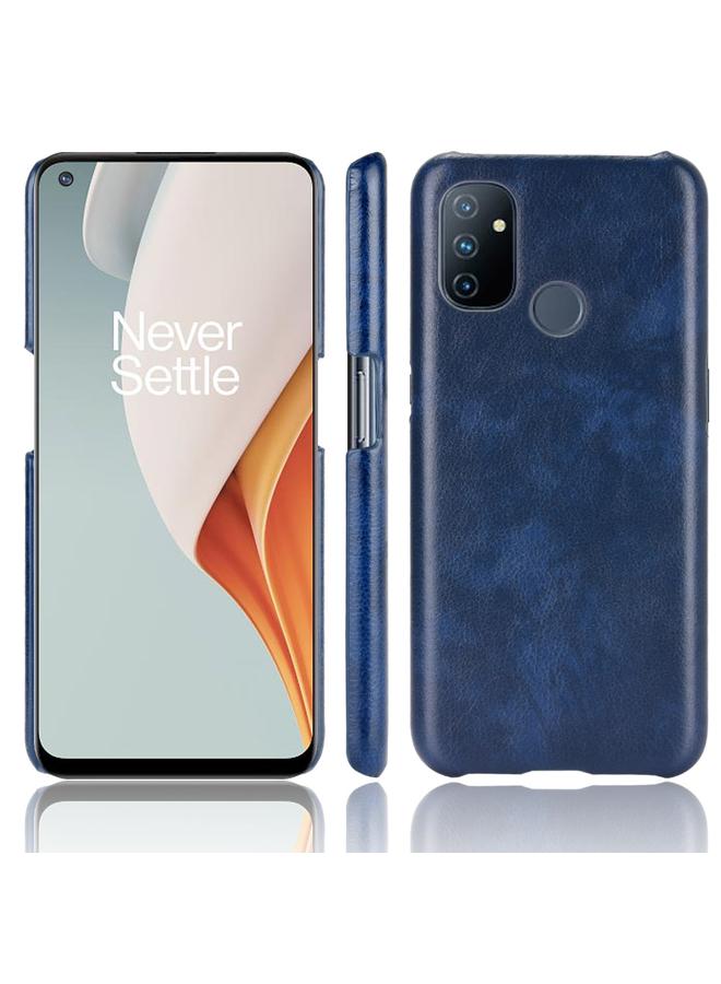 اس-توب جراب مقاوم للصدمات لهاتف OnePlus Nord N100 مصنوع من مادة الليتشي PC + PU - Image 1