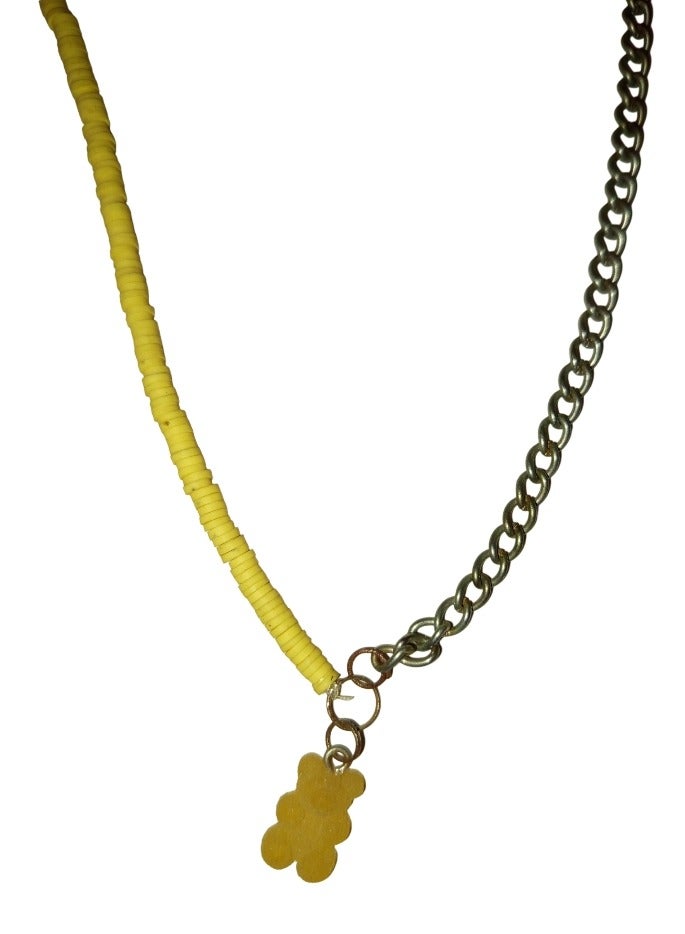 سلسة حريمي اصفر مع دلاية دبدوب رابر