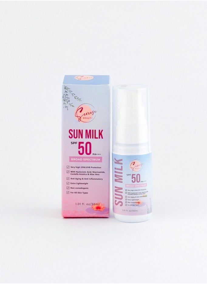 Sereese BEAUTY Sun Milk SPF50 30ml 