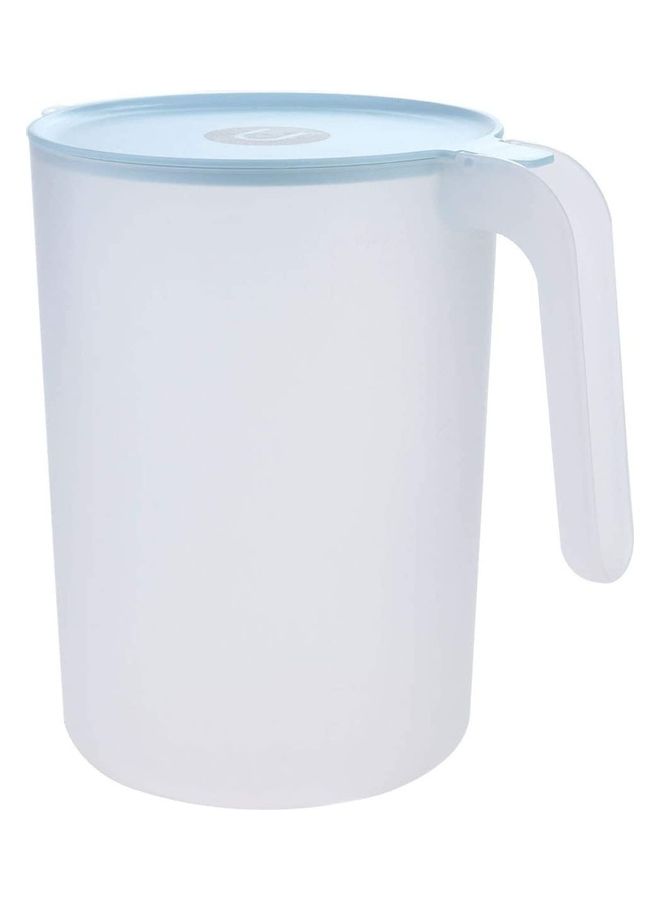 NIBEMINENT Fridge Water Jug With Lid Clear 9.4x12x5cm - Image 1