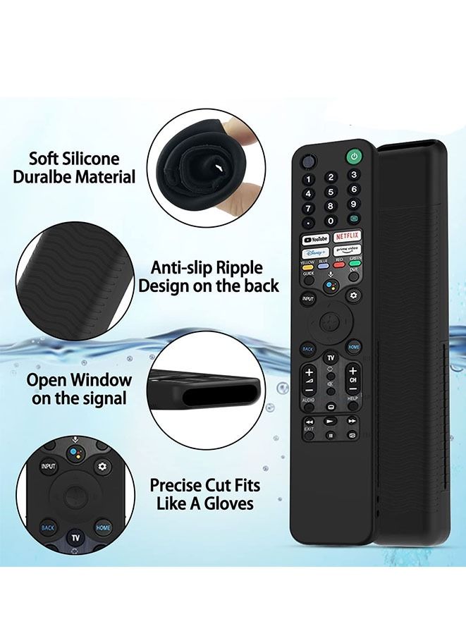 Cover for RMF-TX520U MG3-TX520U Voice Remote Control for Sony Bravia TV(Black) - Image 3