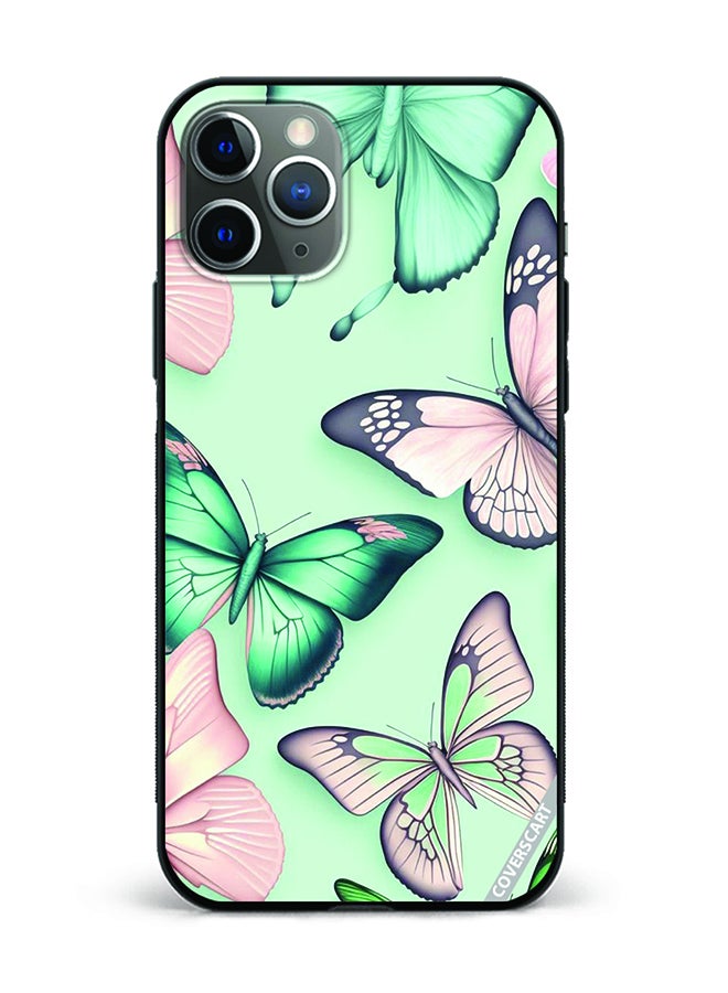 COVERSCART Protective Case Cover For Apple iPhone 11 Pro Max Butterflies Design Multicolour
