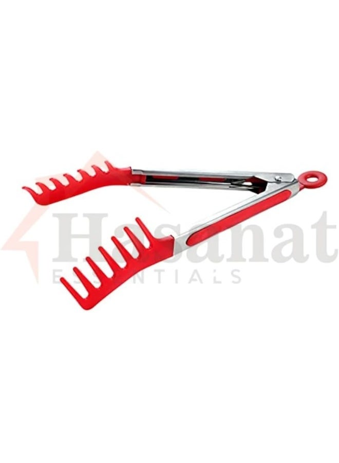 HASANAT ESSENTIALS Essentials Multipurpose 2-in-1 Silicone Clamp Spatulas and Tongs â€“ Heat-Resistant, Non-Stick, Easy Grip - Image 5