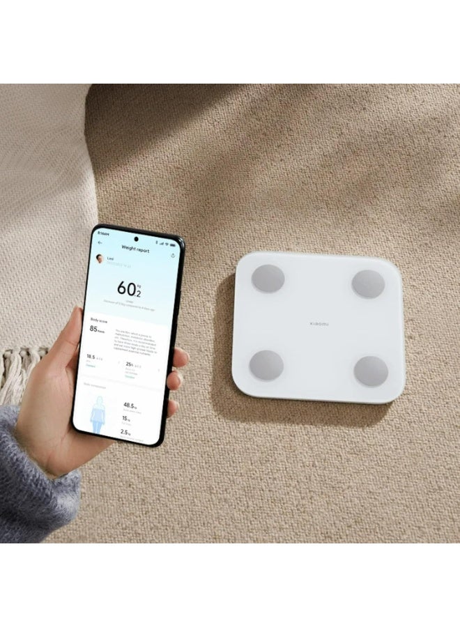 Xiaomi Body Fat Scale S400 Smart Composition Analyzer Dual Frequency White - Image 3