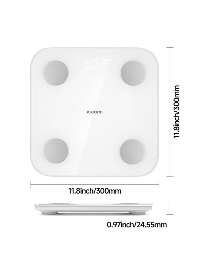 Xiaomi Body Fat Scale S400 Smart Composition Analyzer Dual Frequency White - Image 2