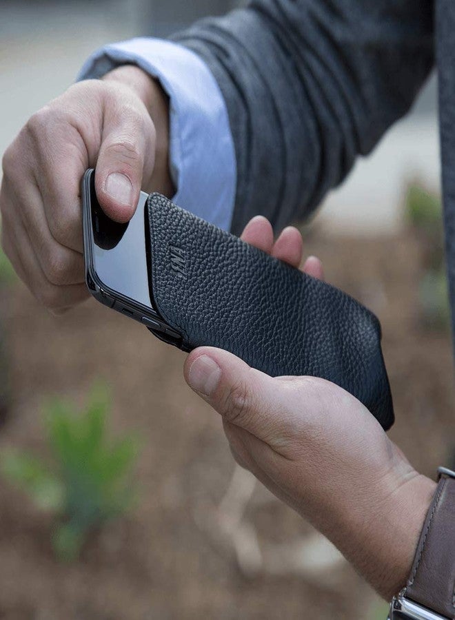 سينا جراب SENA UltraSlim Classic، جراب جلدي متوافق مع iPhone SE 3 (2022) / 2020 / iPhone 8/7 الجديد، أسود - Image 3