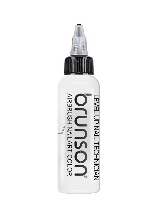 brunson Nail Art Inks Airbrush Paint Acrylic Paint Nail Polish Pigments For Model Hobby Craft Leather And Shoe Painting Nail Stencils Painting 60Ml Bottle Nail Tools Perl White