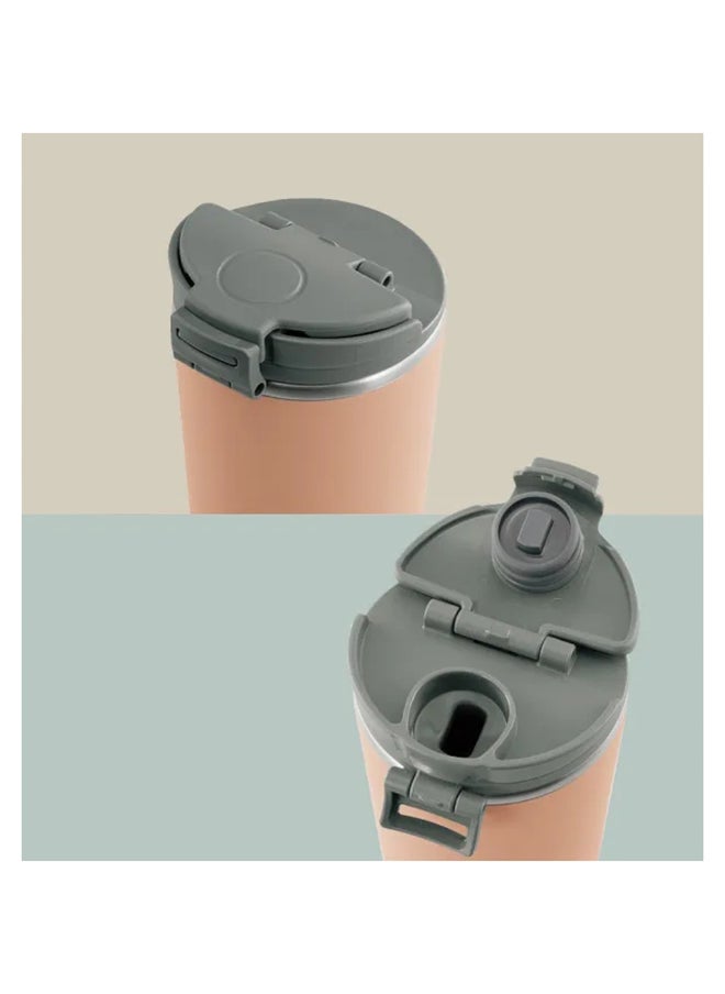 Zojirushi - Stainless Steel Vacuum Insulated Carry Tumbler 0.30L Cinamon Beige - Image 1