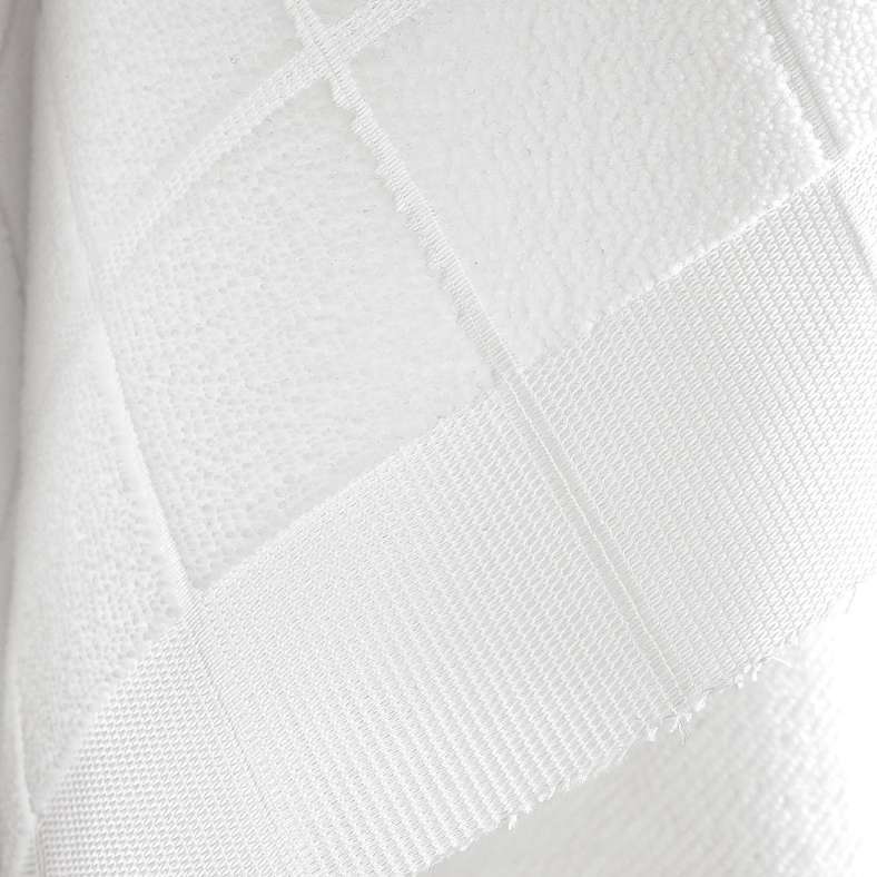 Pan Home Ahram Check Towel Set - White for Men - Image 3