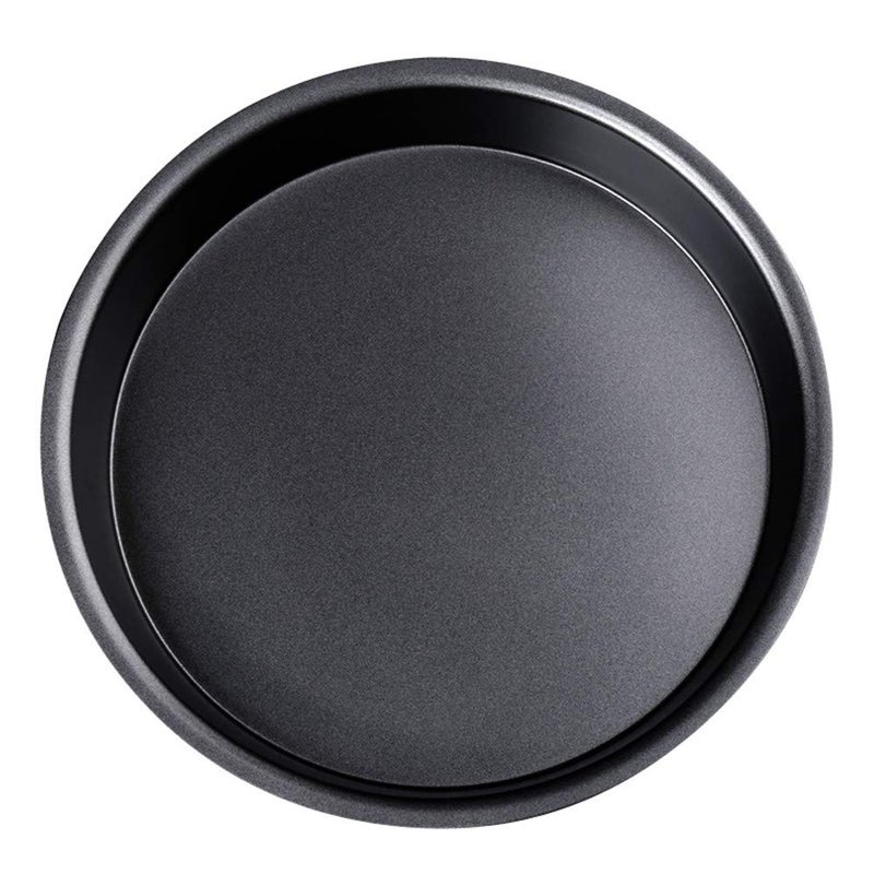 IME IME Pizza Pan Nonstick Pizzas Tray Sheet Carbon Steel Pie Pan Baking Pans Deep Dish for Home Kitchen Bakeware Bread Cake Handmade 10 Inch 