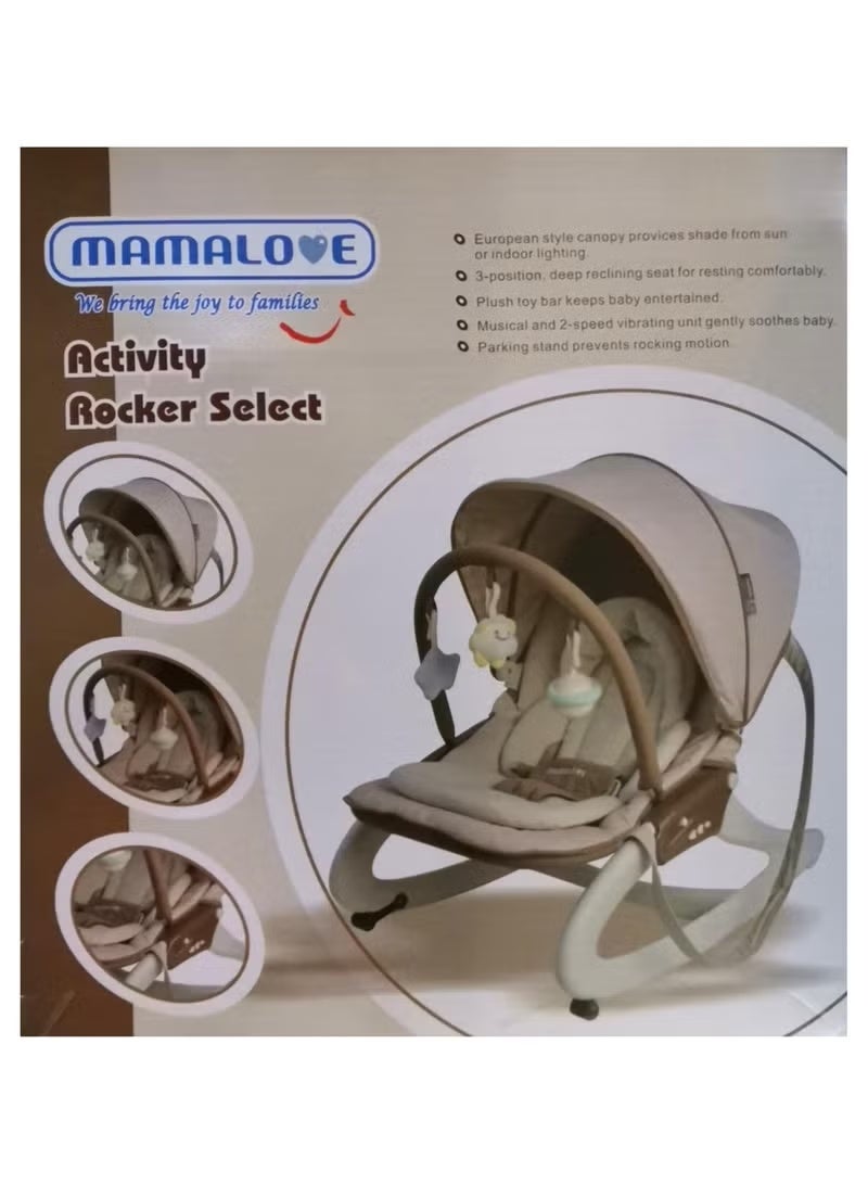 ماما لوف كرسي هزاز للأطفال من ماما لوف UC-40 (رمادي) - Image 4