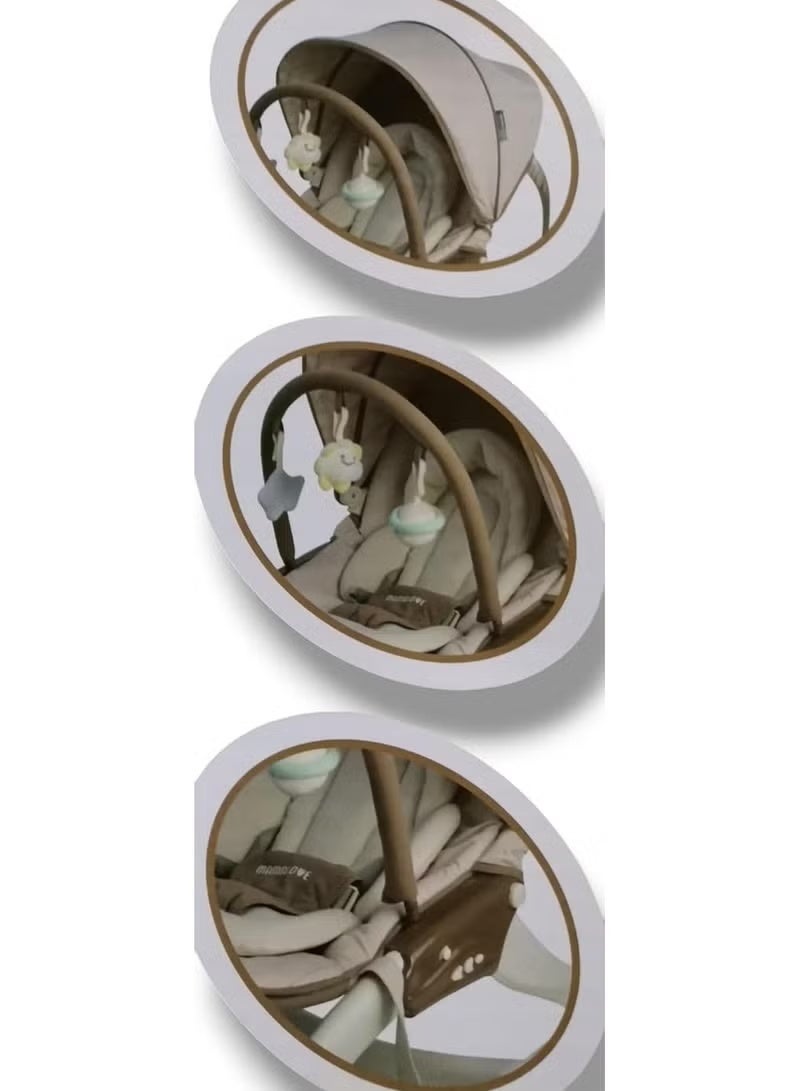 ماما لوف كرسي هزاز للأطفال من ماما لوف UC-40 (رمادي) - Image 3