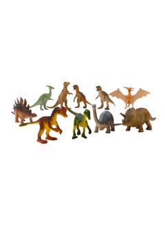 WENNO 10 pcs Dinosaurs playset in 5.75" height Bucket  - Image 2