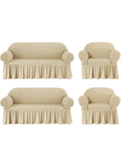 Bright Home غطاء كرسي بذراعين بروموك ساطع من هوم، غطاء أريكة، غطاء سرير أريكة، غطاء أريكة مرن 3311تاكيم  - Image 1