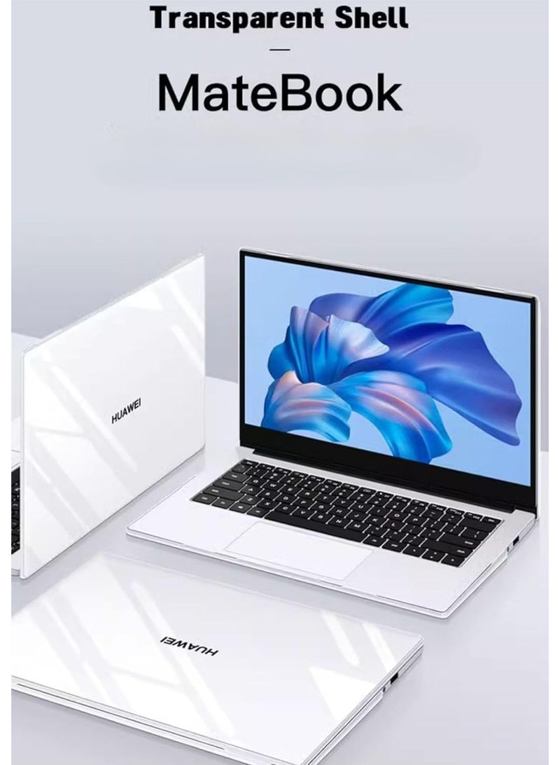 جراب لابتوب متوافق مع Huawei MateBook 14 لعام 2024، نموذج 14 بوصة FLMH-16 وFLMH-32، غطاء كريستالي واقي لجهاز اللابتوب. - Image 3