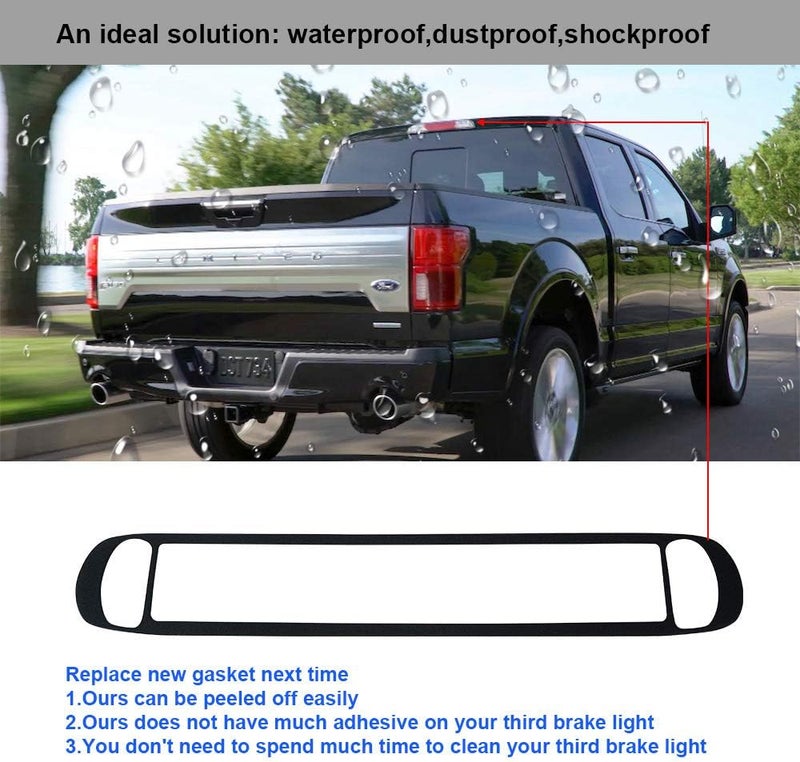 MOFORKIT 3rd Third Brake Light Seal Gasket for Chevy Silverado GMC Sierra 2007-2013 - Image 4