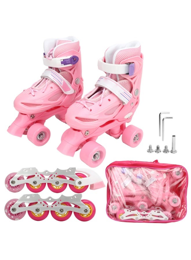 حذاء تزلج دوار بأربع عجلات للأطفال من الجنسين - Image 2