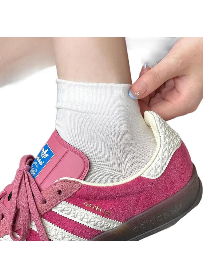 Madallo 5 Pairs Of Women'S Spring And Summer Cotton Short Socks, Breathable And Odor-Resistant Short Tube Socks, Boneless Versatile Maternity Socks, Short Socks - Image 2