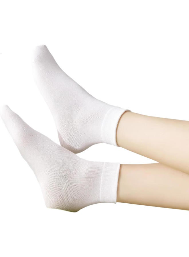 Madallo 5 Pairs Of Women'S Spring And Summer Cotton Short Socks, Breathable And Odor-Resistant Short Tube Socks, Boneless Versatile Maternity Socks, Short Socks - Image 1