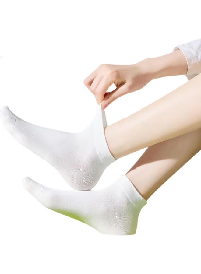 Madallo 5 Pairs Of Women'S Spring And Summer Cotton Short Socks, Breathable And Odor-Resistant Short Tube Socks, Boneless Versatile Maternity Socks, Short Socks - Image 3