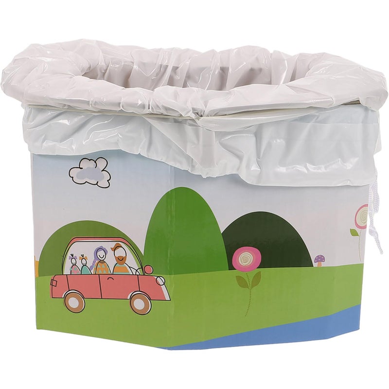 Portable Folding Toilet for Travel Lightweight Compact Emergency Potty for Camping Car - Image 2