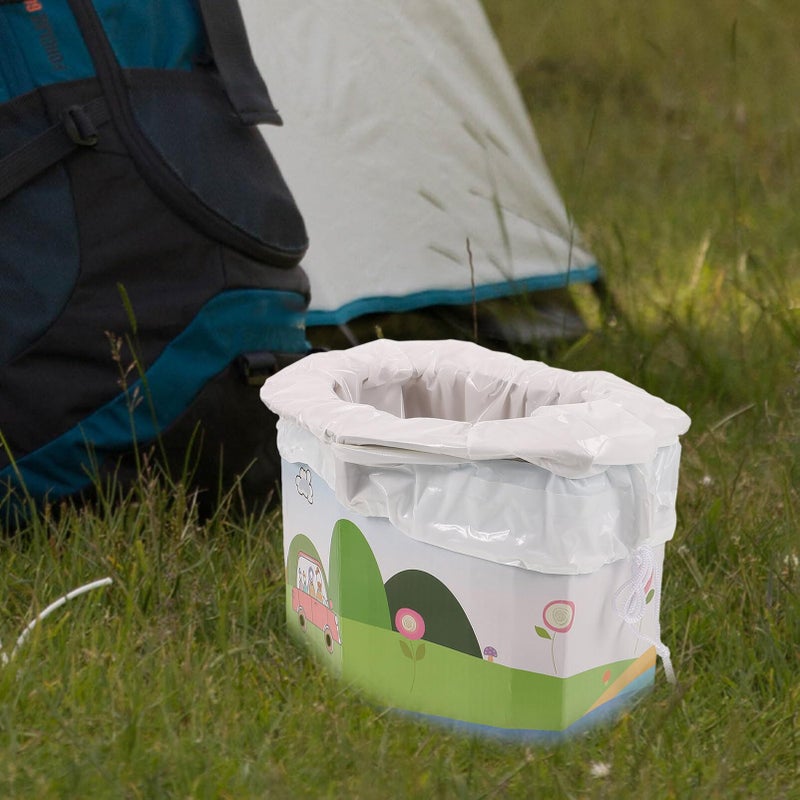 Portable Folding Toilet for Travel Lightweight Compact Emergency Potty for Camping Car - Image 5