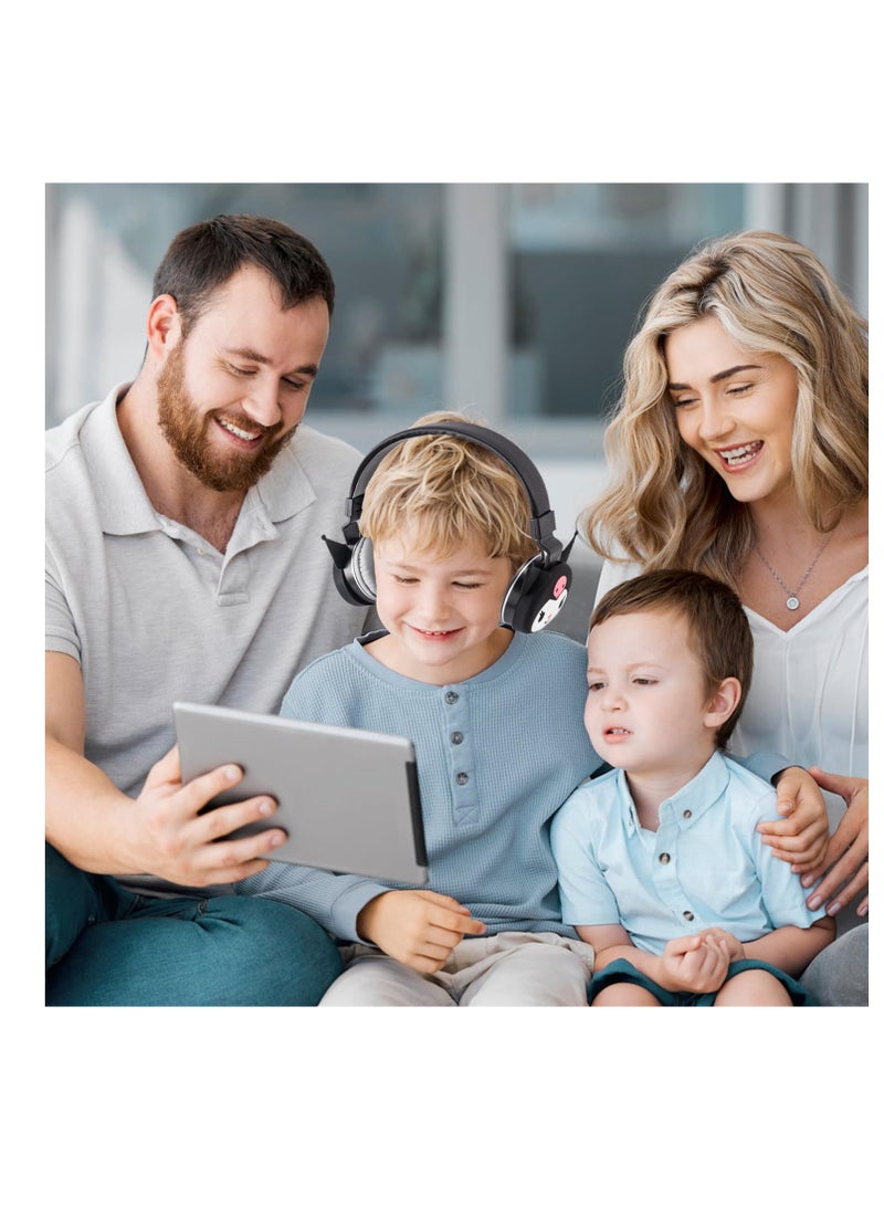 Cute Cat Ear Bluetooth Headphones for Kids with Microphone and TF Card, Perfect for School, Tablets, and Phones, Ideal for Boys and Girls - Image 5