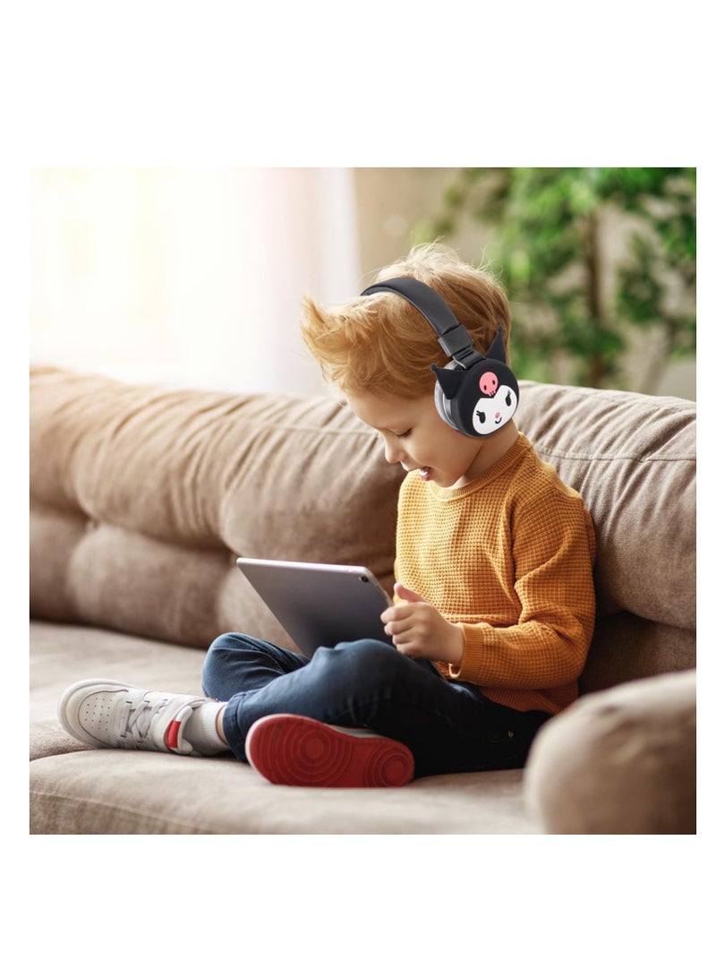 Cute Cat Ear Bluetooth Headphones for Kids with Microphone and TF Card, Perfect for School, Tablets, and Phones, Ideal for Boys and Girls - Image 4