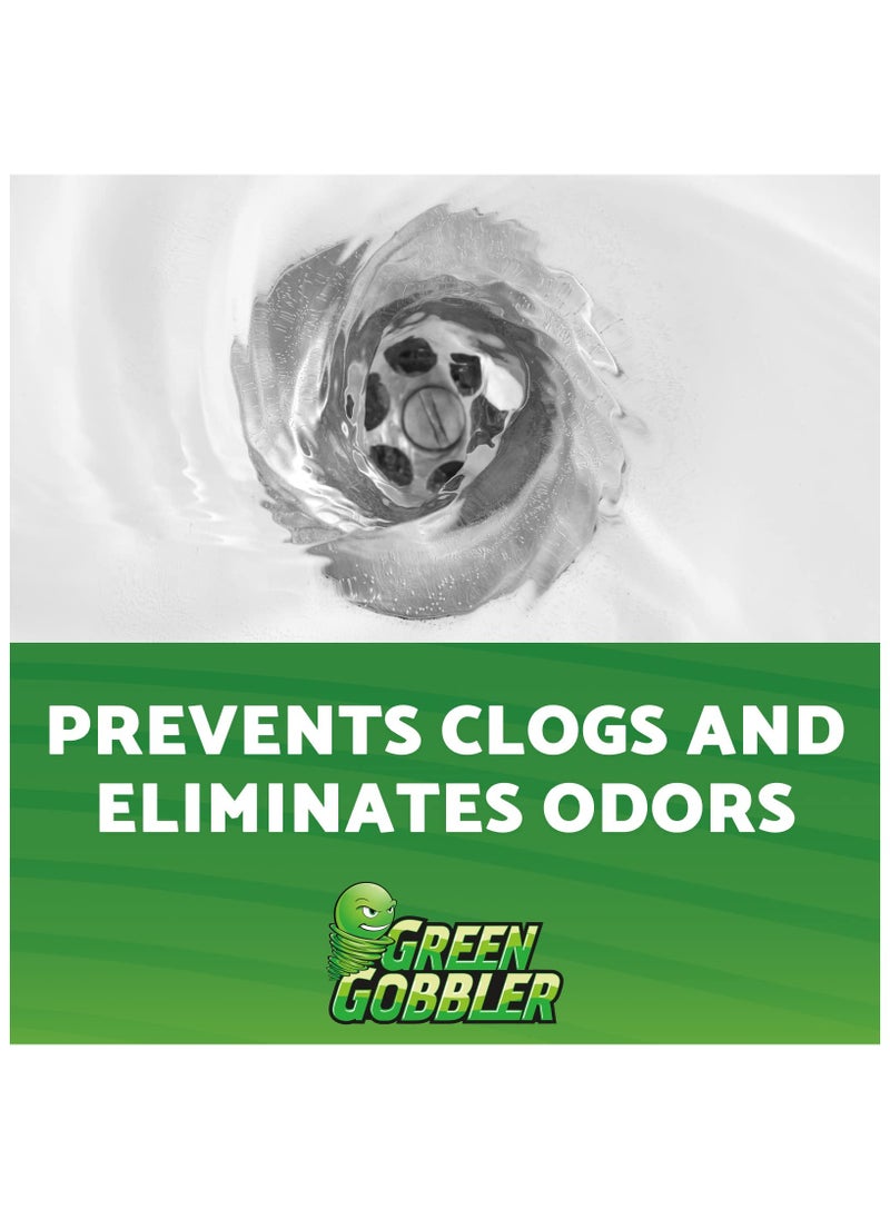 GREEN GOBBLER - Drain Cleaner & Deodorizer FRESH SCENT Sticks for Toilet Tanks, Sinks, Bathtub Drains, Washing Machine Drains and Garbage Disposals - 24 Pieces - Image 1