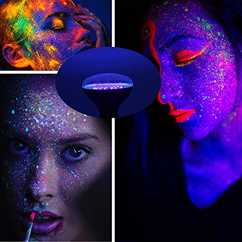 U4GLORY BR30 UV Black Light Bulb - 15W(100w Equivalent) E26 Medium Base, UVA 385-410nm, Blacklight Flood Light Bulbs Perfect for Body Paint, Blacklights Party, Fluorescent Poster, Halloween, Bedroom, 2 Pack - Image 3