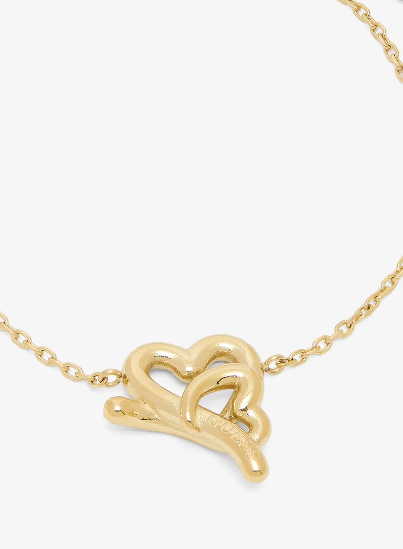 GUESS Embraced Heart Chain Bracelet