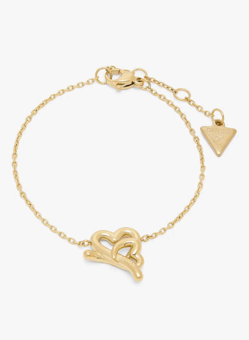 GUESS Embraced Heart Chain Bracelet