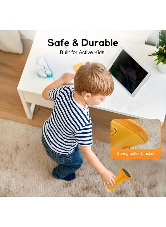 Orange Kids Microscope Pocket Handheld Magnifying Glass Science Toy Gift For Boys Girls - Image 5