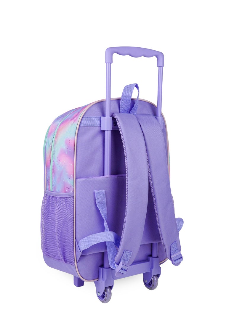 Trucare Netflix KPOP Demon Hunters 3-in-1 Trolley Set 18" – Rolling School Backpack with Lunch Bag & Pencil Case, Wheeled School Bag Set for Kids & Teens, K-Pop Inspired Design - Image 4