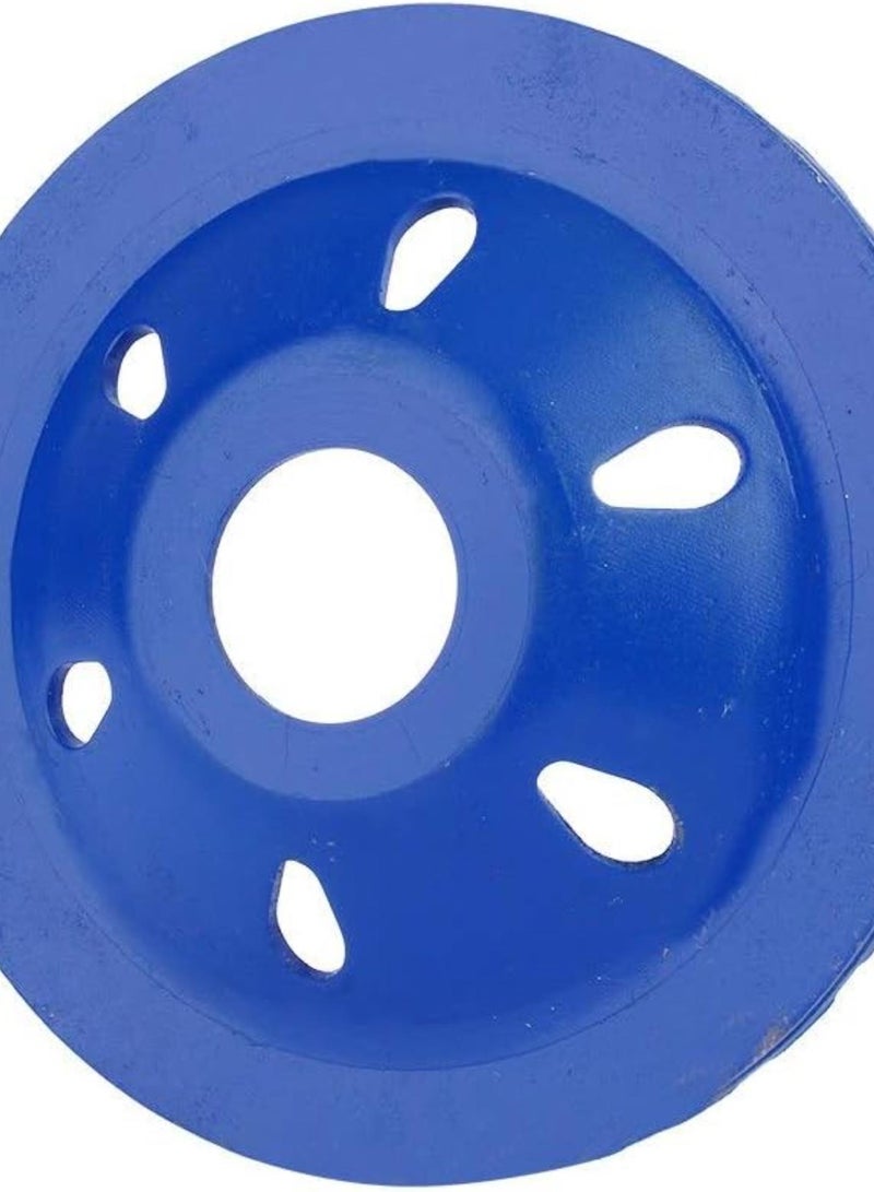 GGOOT Concrete Stone Tool  Diamond Grinding Concrete Cup Wheel Disc 4" Blue, Masonry Stone Grinder, Hardware Tools, Fastener Hardware, Diamond Segment Grinding Bowl Shape  - Image 2