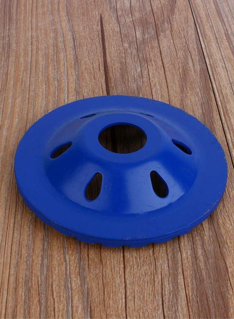 GGOOT Concrete Stone Tool  Diamond Grinding Concrete Cup Wheel Disc 4" Blue, Masonry Stone Grinder, Hardware Tools, Fastener Hardware, Diamond Segment Grinding Bowl Shape  - Image 5