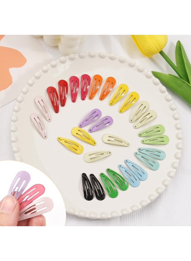 BBGifts 1Inch Snap Hair Clips, 120Pcs Small Hair Clips for Little Girls, Baby Infant 3cm Candy Color Hair Clips Barrettes for Toddlers Hair Accessories - Image 5