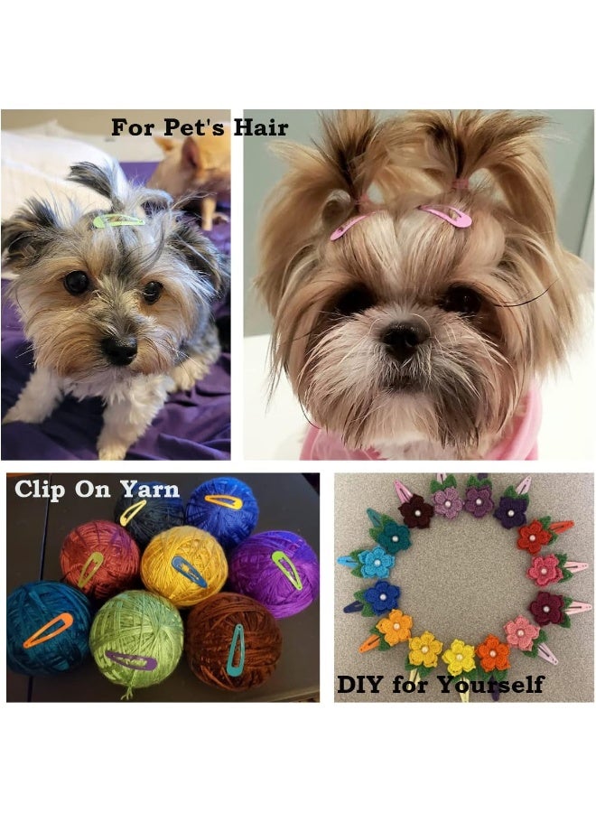 BBGifts 1Inch Snap Hair Clips, 120Pcs Small Hair Clips for Little Girls, Baby Infant 3cm Candy Color Hair Clips Barrettes for Toddlers Hair Accessories - Image 4