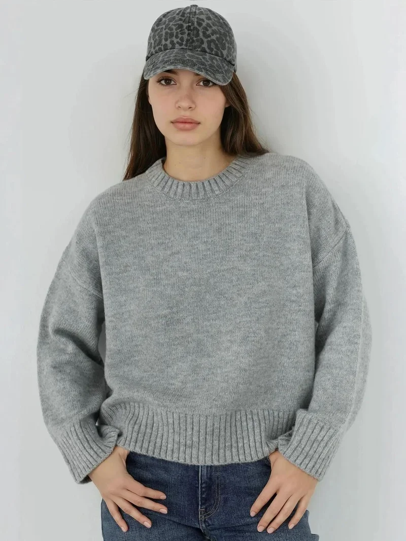 HICCUP Thick Crew Neck Extra Soft Touch Sweater