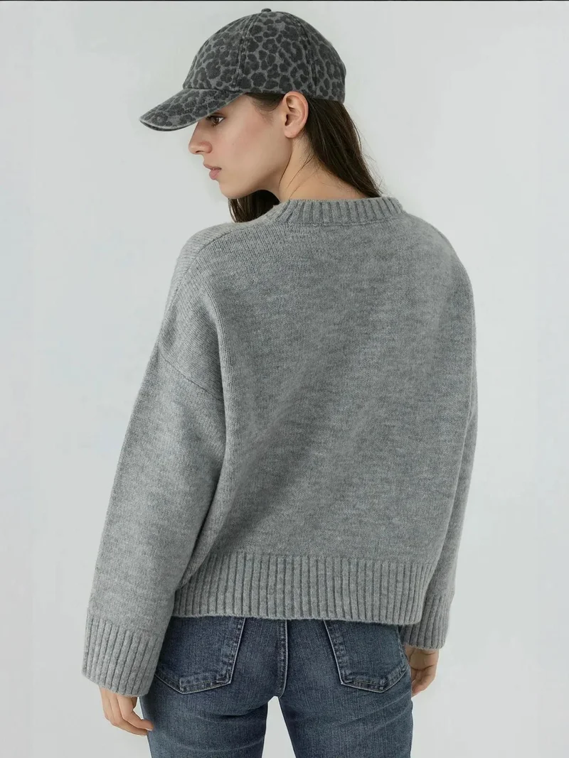 HICCUP Thick Crew Neck Extra Soft Touch Sweater