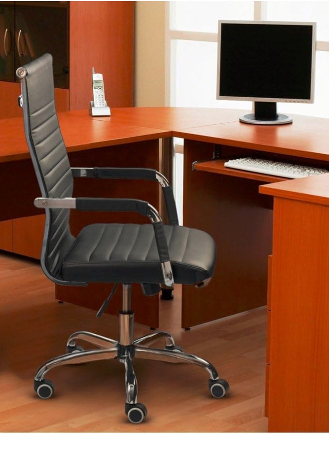 SULSHA - Executive Ergonomic Office Chair , Computer Desk Chair, PU Leather, Steel Structure, Smooth lumbar support with adjustable Heigh - Image 1