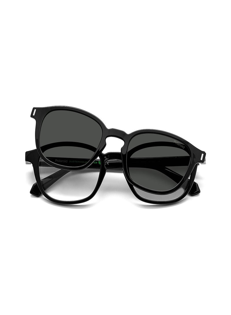 Polaroid Unisex UV Protection Square Sunglasses - Pld 6203/Cs Black 49 - Lens Size: 49 Mm - Image 4