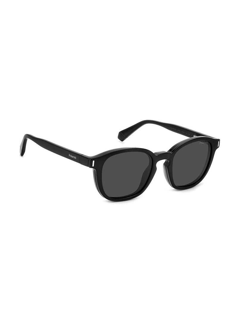 Polaroid Unisex UV Protection Square Sunglasses - Pld 6203/Cs Black 49 - Lens Size: 49 Mm - Image 2