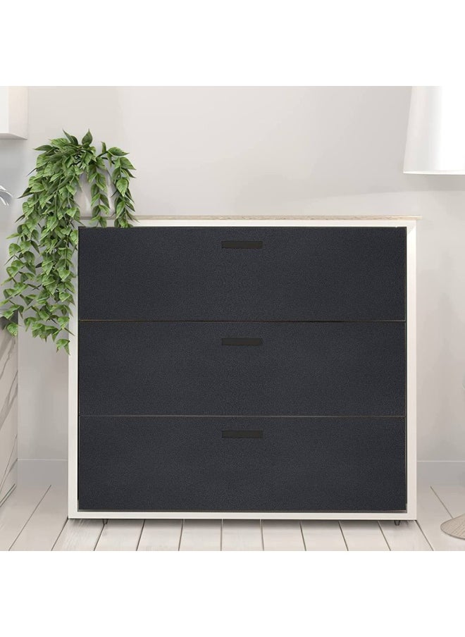 BPA - Black Matte Paper,43.5X305Cm Self Adhesive Wallpaper Waterproof Gloss Pvc Vinyl, Oil Proof,Black Wallpaper, Black Vinyl Paper For Furniture Cover Surface,Countertop,Kitchen,Shelf Liner… - Image 1