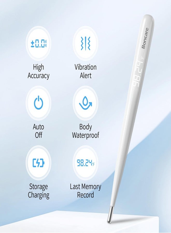 Boncare Rechargeable Digital Basal Thermometer for Ovulation & Body Temperature - Underarm Use Only for Fast Accurate Reading for Adults, Kids & Baby - Image 5