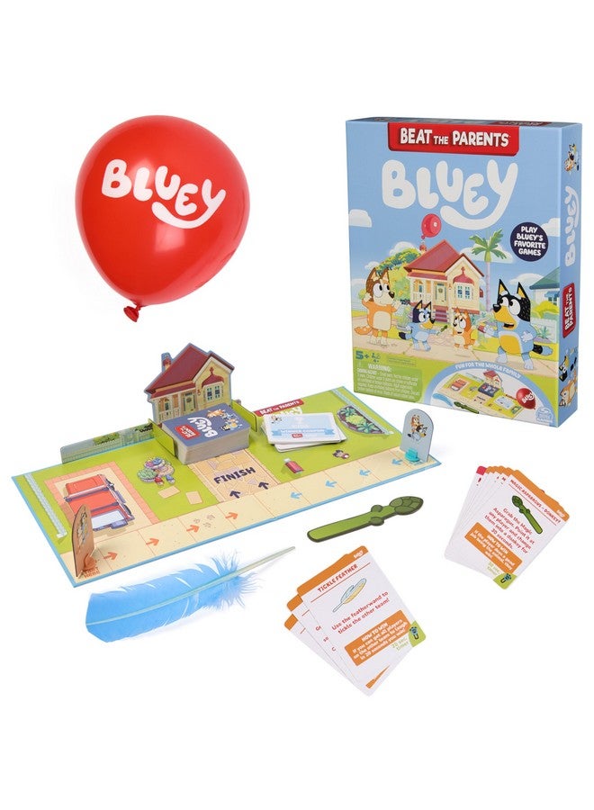 Spin Master Games ألعاب سبين ماستر، بلوي هزيمة الوالدين، تحديات تريفيا ممتعة لليلة عائلية، سهلة اللعب، ألعاب بلوي، للأطفال والعائلة، 2-6 لاعبين، للأعمار من 5 سنوات وما فوق - Image 1